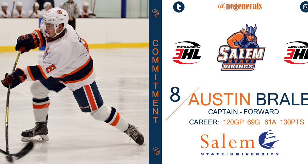 Captain Austin Braley Commits to Salem State